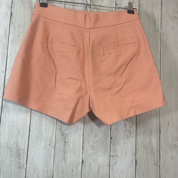 Harlowe & Graham Side Zip Shorts Pale Pink Small - Picture 2 of 6